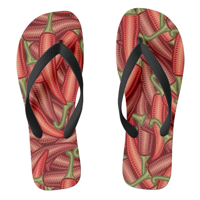 Tongs Poivrons de piment (Semelle)