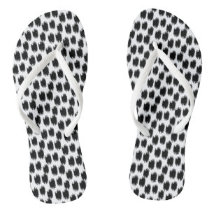Tongs Poster de animal en noir   Sandales