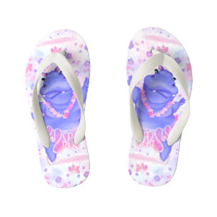 Tongs pour enfants avec Hippopotame Ballerine