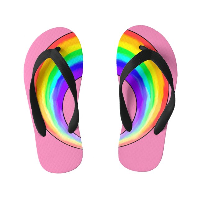 tongs _ rainbow girl (Semelle)