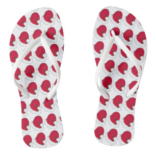 Tongs Red Santa Claus Père Noël Casquettes Fête
