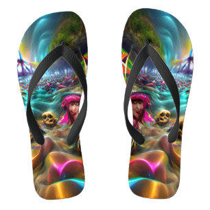 Tongs Rivière de Souls Beach Flip Flops personnalisés