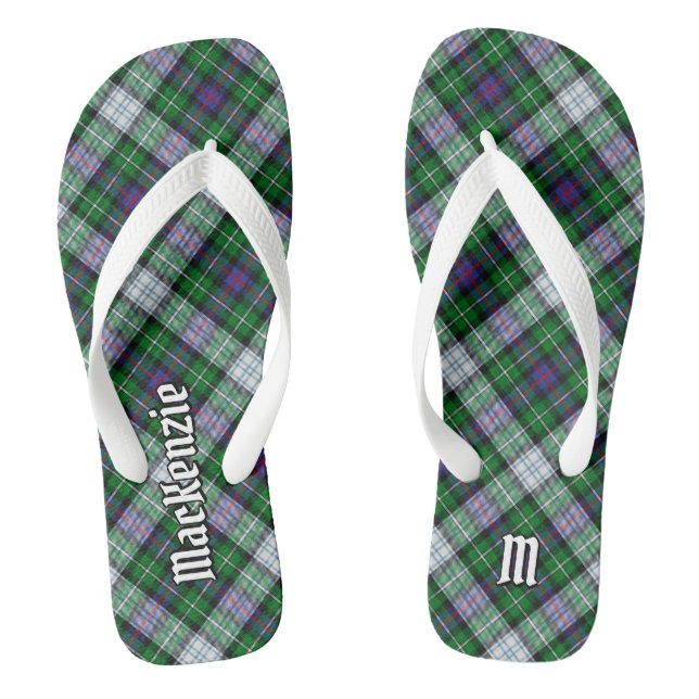 Tongs Robe Clan MacKenzie Tartan Tartan Tlip Flops (Semelle)