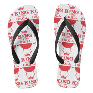 Tongs Roi Du Grill, Rouge