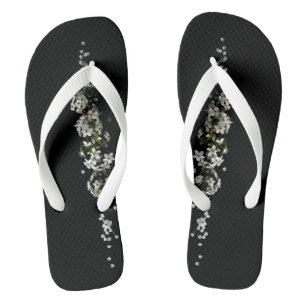 Tongs rose blanche