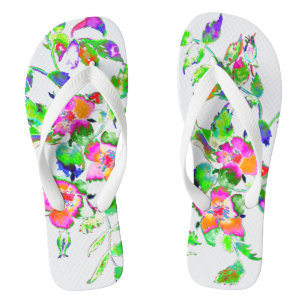 Tongs Rose rose vintage