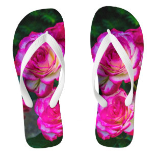 Tongs Roses de beauté
