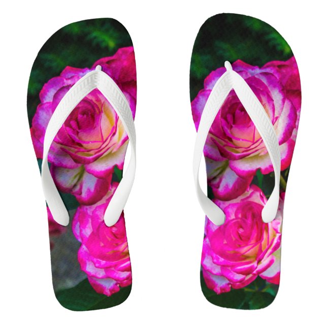 Tongs Roses de beauté (Semelle)