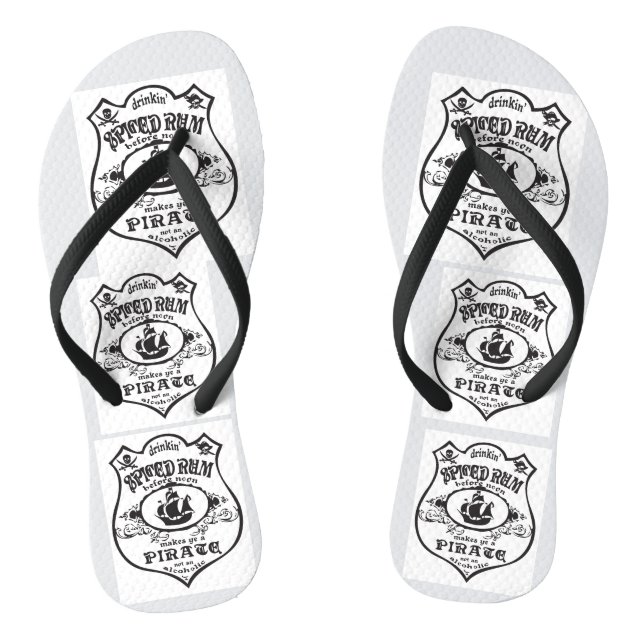 Tongs Rum épicé Pirate Boisson Thunder_Cove (Semelle)