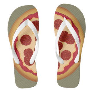 Tongs Sandales à la pizza