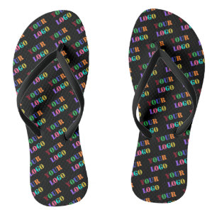 Tongs Sandales à logo d'entreprise personnalisé de votre