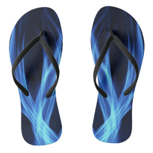 Tongs Sandales Dark Flip Flops Tourbillon Flamme Bleue