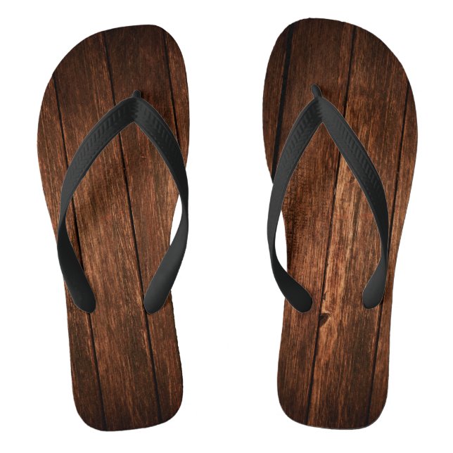 Tongs Sandales Flipflop personnalisées Grange Bois Pays (Semelle)