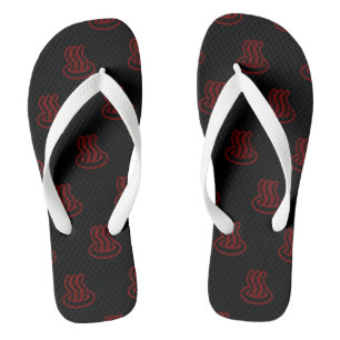 Tongs Sandales-Pantoufles Imprimées Symbole Amateur de T
