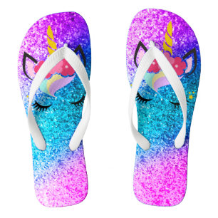 Tongs Sandales personnalisées de bascule d'Ombre Glitte