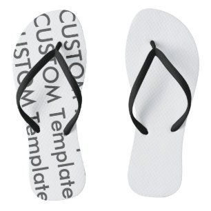 Tongs Sandales plates personnalisées pour hommes de styl