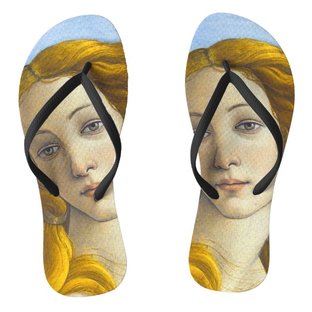 Tongs Sandro Botticelli - Détail de la naissance de Vénu (Semelle)