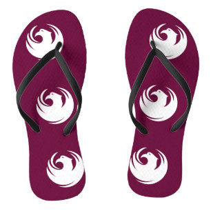 Tongs Sangles fines pour adultes avec drapeau de la vill
