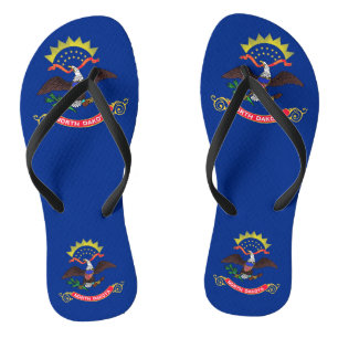 Tongs Sangles fines pour adultes avec le drapeau du Dako