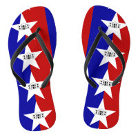Sangles minces adultes avec Drapeau de San Antonio