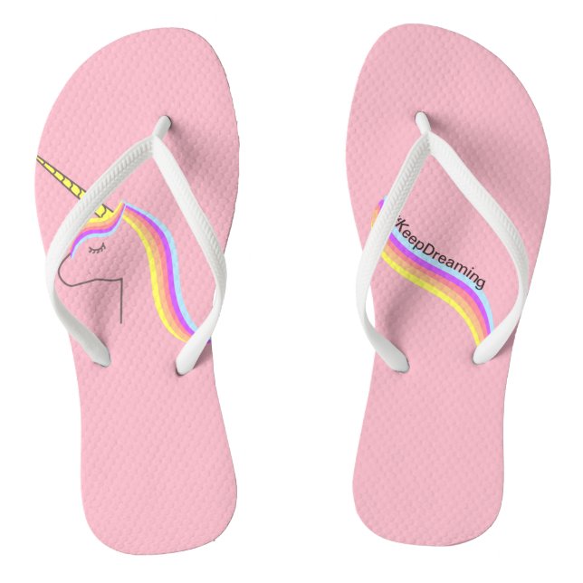 Tongs Savates Santals flips flops unicorn (Semelle)