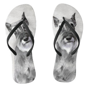 Tongs Schnauzer (Giant) Peinture - Chien Art