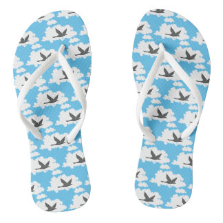 Tongs Silhouette d'oiseau volant