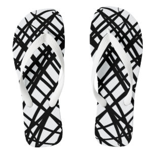 Tongs Simple Scribble Noir