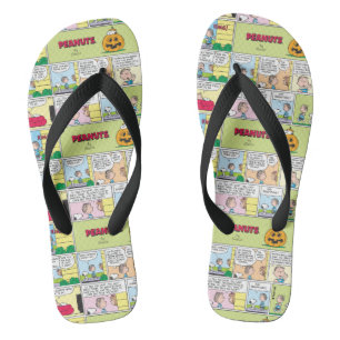 Tongs Snoopy & Linus   Les grandes nouvelles Citrouilles