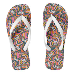 Tongs Snoopy & Woodstock Vibes Super Motif violet