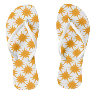Tongs Soleil Jaune Orange