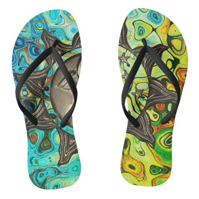 Tongs Soleil vibrant psychollique (Semelle)