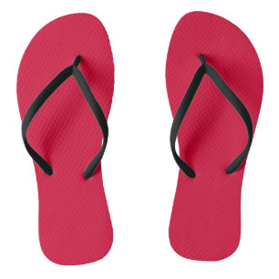 Tongs Solide cramson rouge glorieux