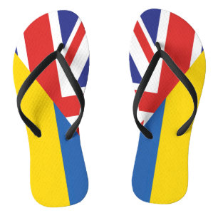 Tongs Soutien britannique à l'Ukraine Sherpa Blanket