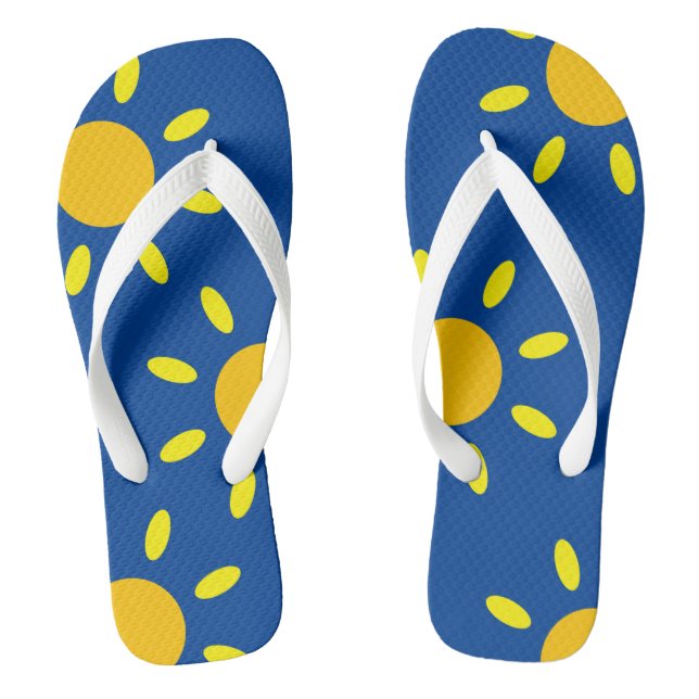 Tongs Sunshine Météo ensoleillée Flip Flops Plage Chauss (Semelle)
