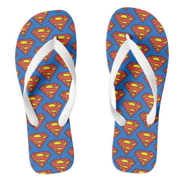 Tongs Superman S-Shield | Logo classique (Semelle)