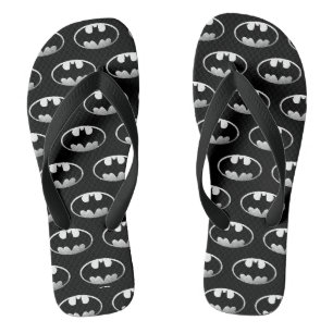 Tongs Symbole Batman   Logo Grainy