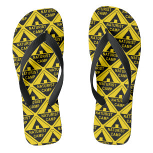 Tongs Symbole du camp de naturistes
