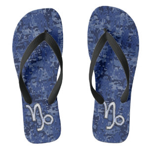 Tongs SYMBOLE Zodiaque Capricorne Camouflage numérique b
