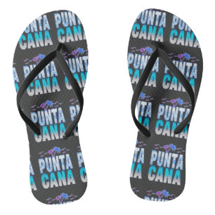Tongs T-shirt de jumelage des vacances d'été de Punta