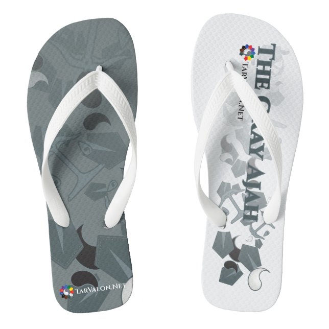 Tongs TarValon.Net Tournes Gray inadaptées (Semelle)
