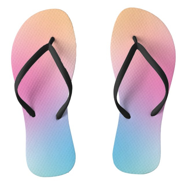 Tongs Tendance rose rouge orange jaune bleu violet vert (Semelle)