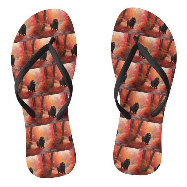 Tongs Terre-Neuve en automne Leaves Fall Inspire (Semelle)