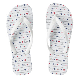 Tongs Texas Love and Hearts Motif