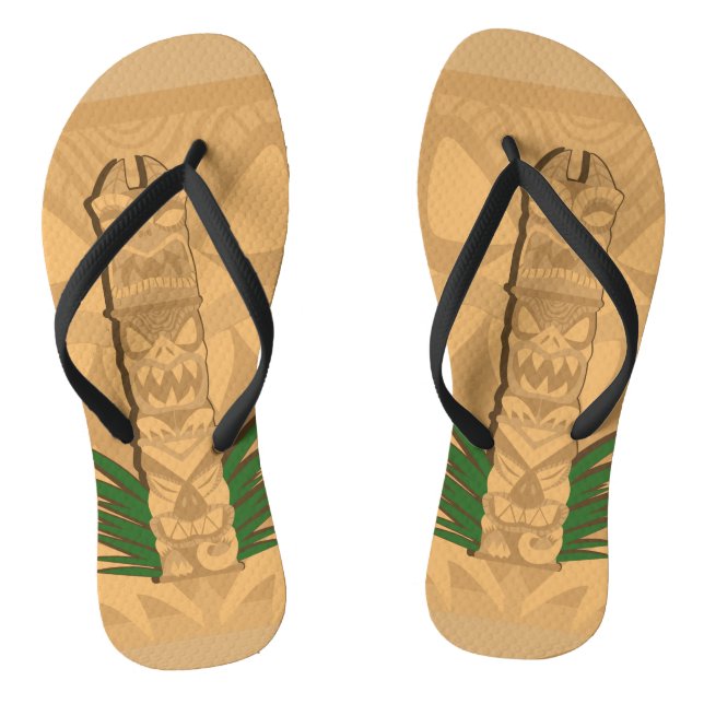 Tongs Totem de Dinosaur Tiki (Semelle)