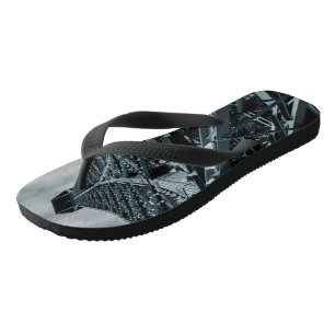 Tongs Tour Eifel Paris Acier et ciel Chaussettes de Flac