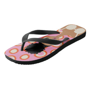Tongs Tournes blanches en bikini