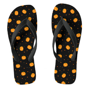 Tongs Tournes de pluie citrouille