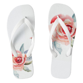 Tongs Tournes de rose floues
