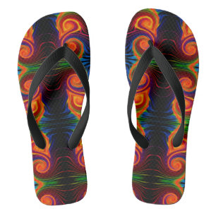 Tongs Tournes de rotation du spectre de couleurs